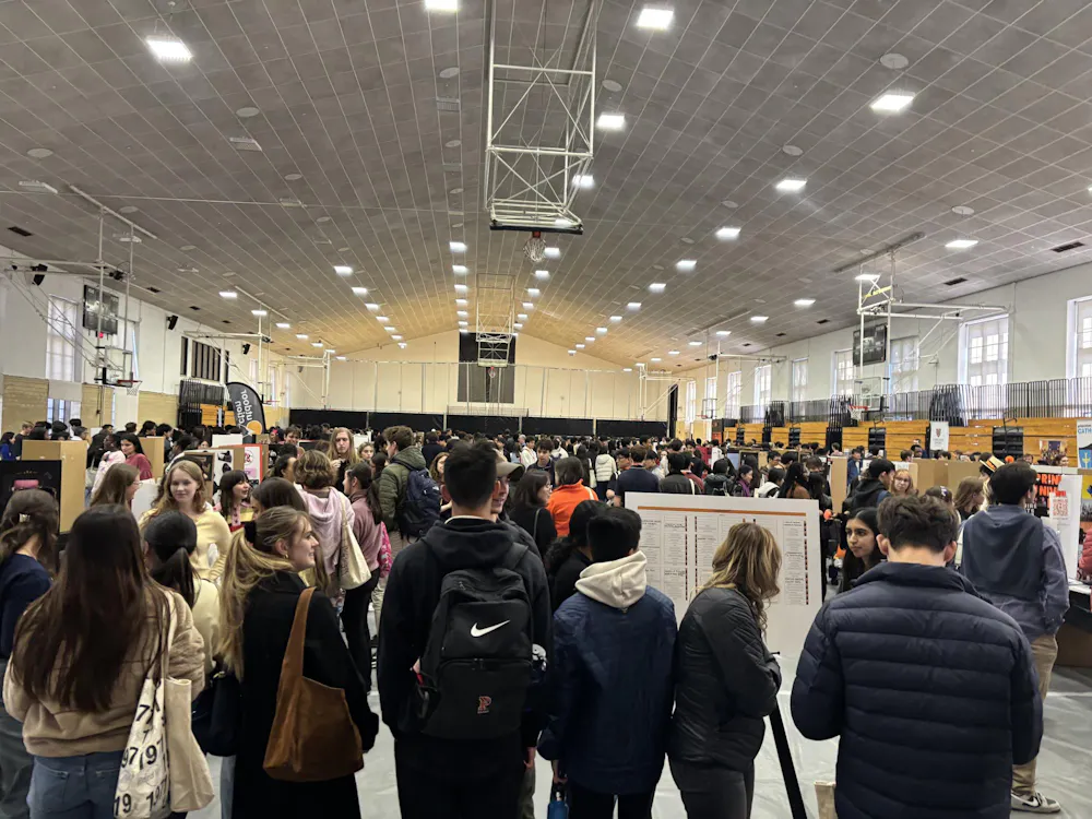 A packed Dillon gym.