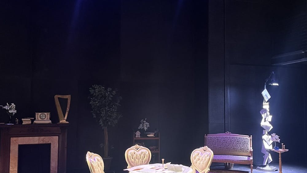 The stage, set for a production of “Affecting Expression,“ a new play written by Eliana Cohen-Orth ’21.
Regina Roberts / The Daily Princetonian