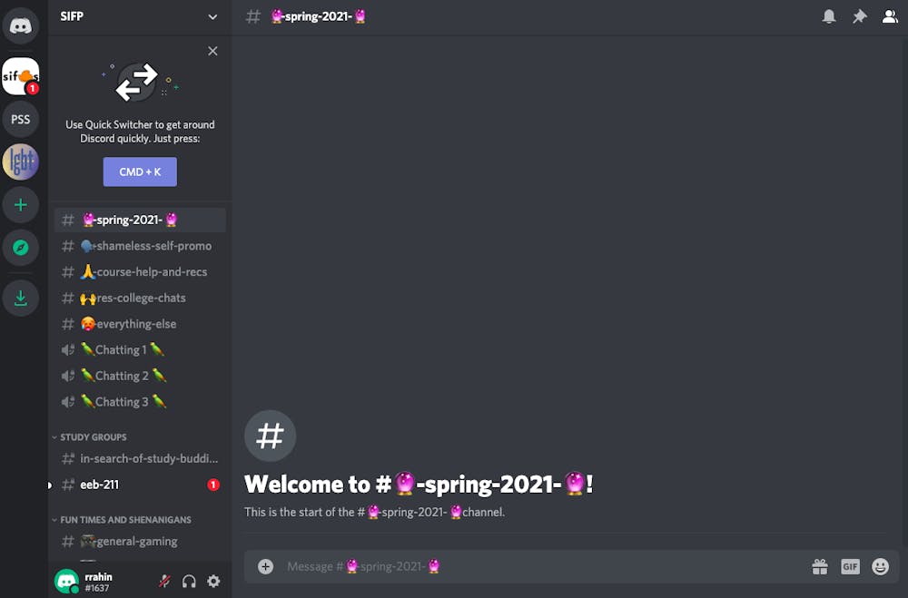 Separated By Distance Student Groups Use Discord To Simulate Community The Princetonian