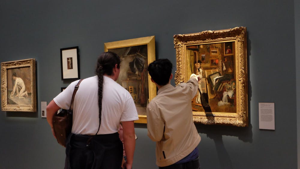 Students Pointing at Paintings - MC McCoy (10_25_25).JPG