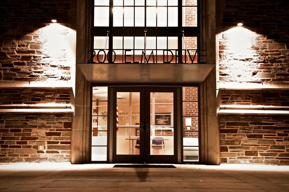 <h5>The entrance to the Department of Public Safety.</h5>
<h6>Jon Ort / The Daily Princetonian</h6>