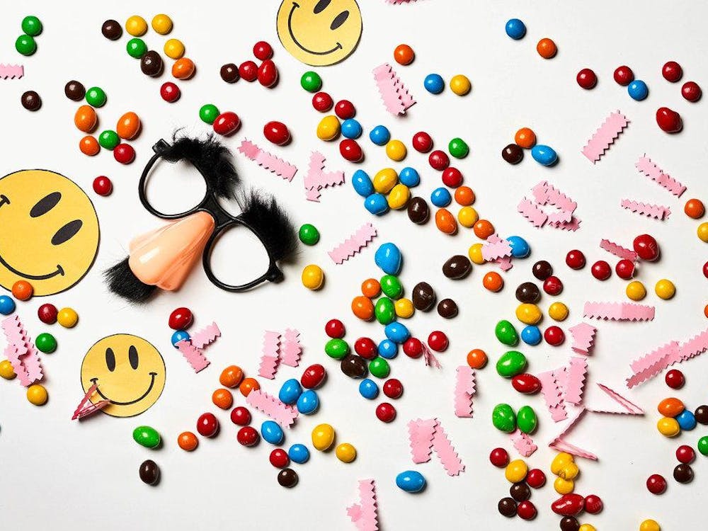 Picture of various pranking toys