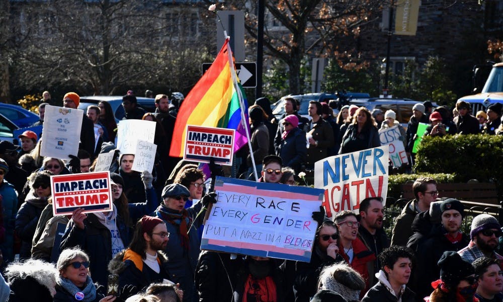 Pride Flag waves over Palmer Square 