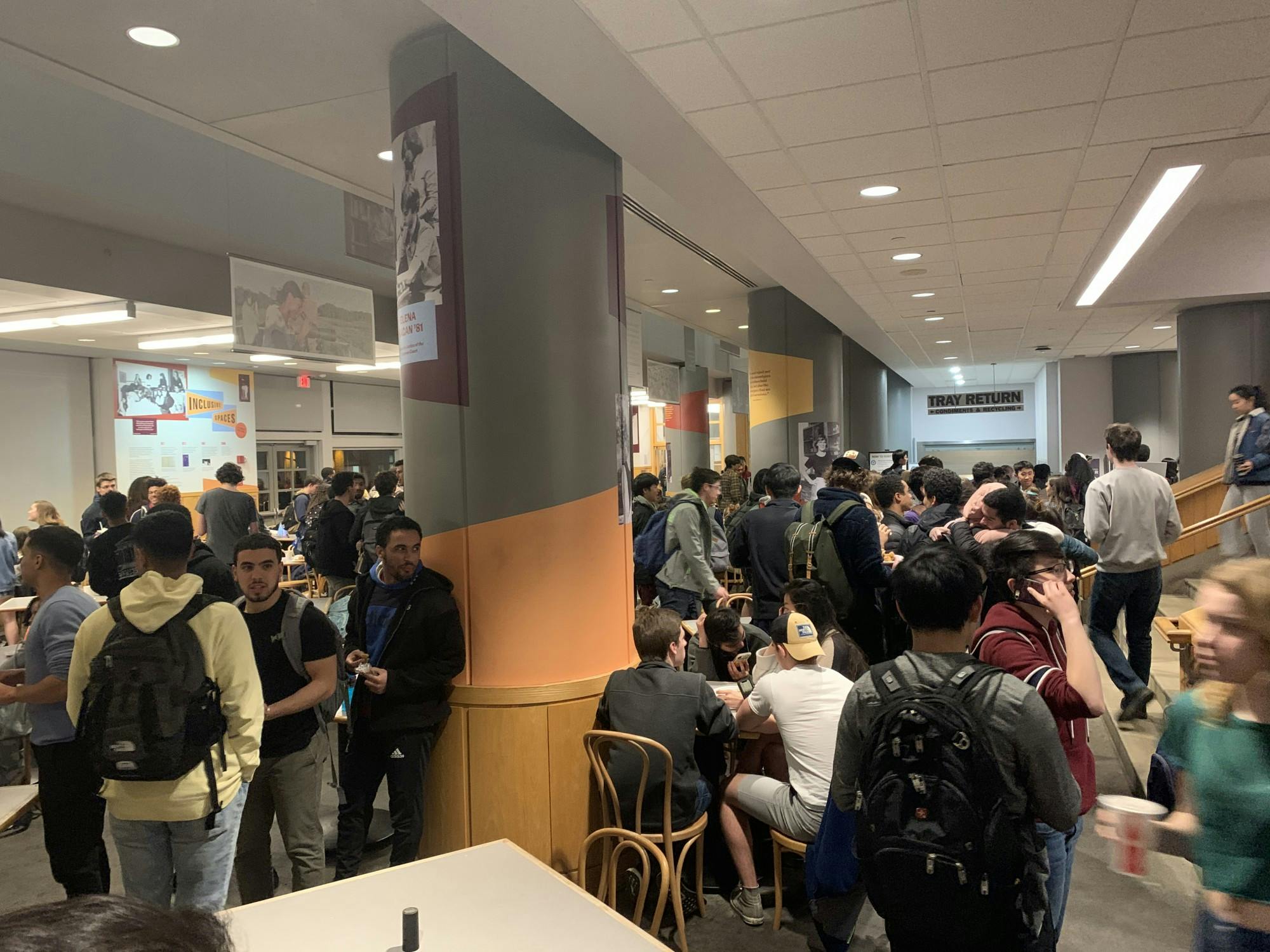 Crowded Frist Campus Center