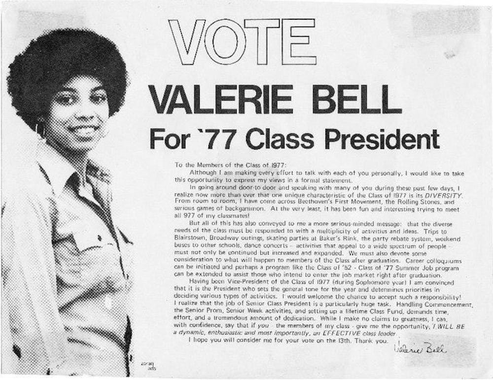 Valerie Bell Class President Poster