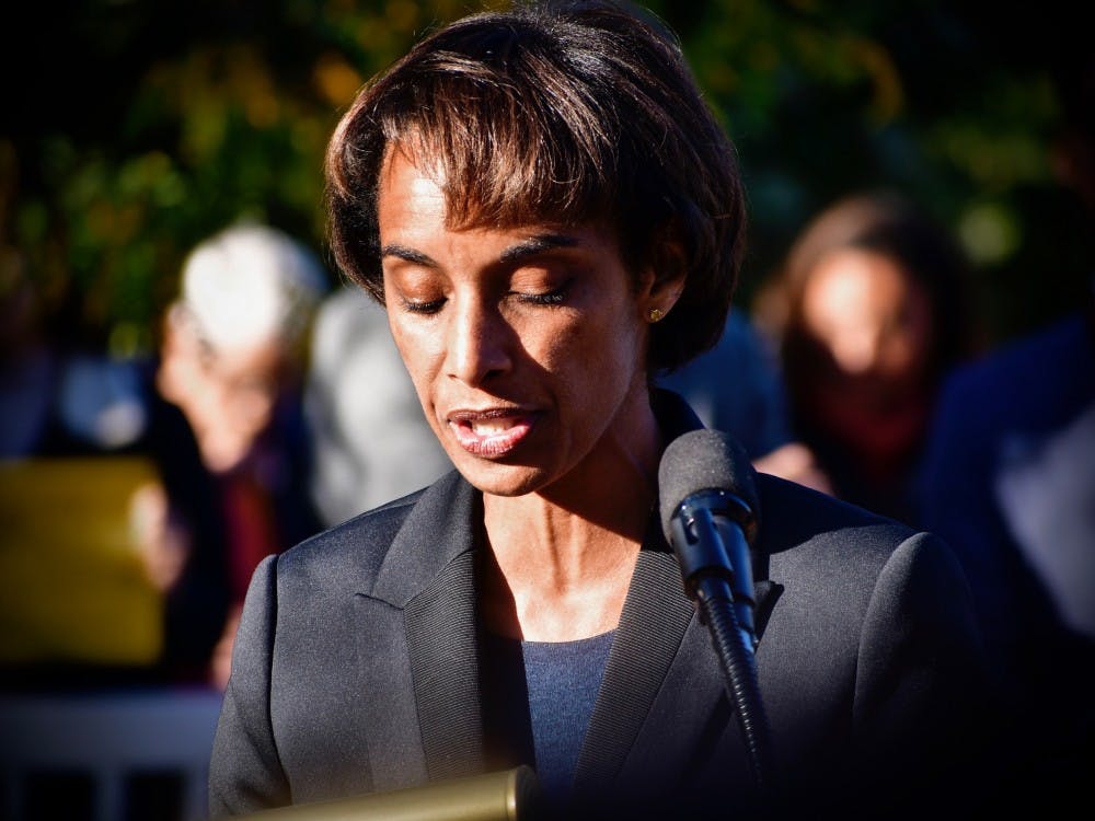 Cecilia Rouse speaks before "Double Sights"