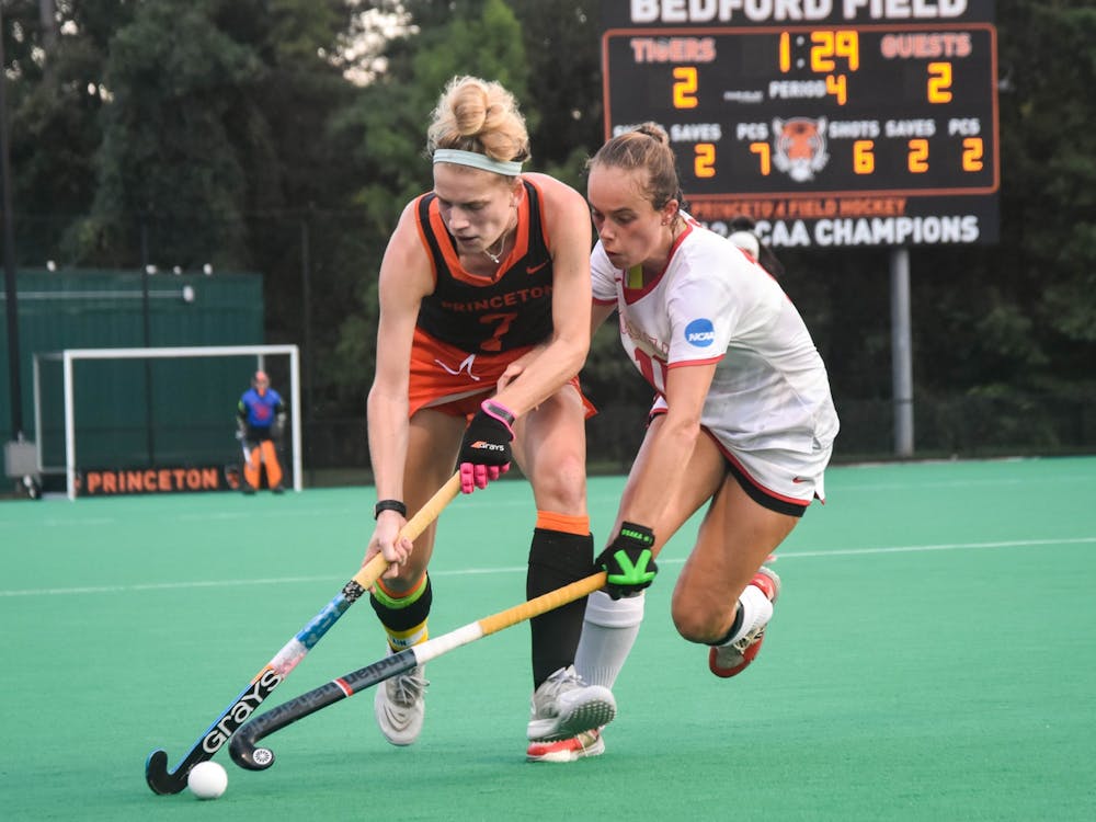 Junior Hannah Davey during a game against Cornell this season.
Mark Dodici / The Daily Princetonian