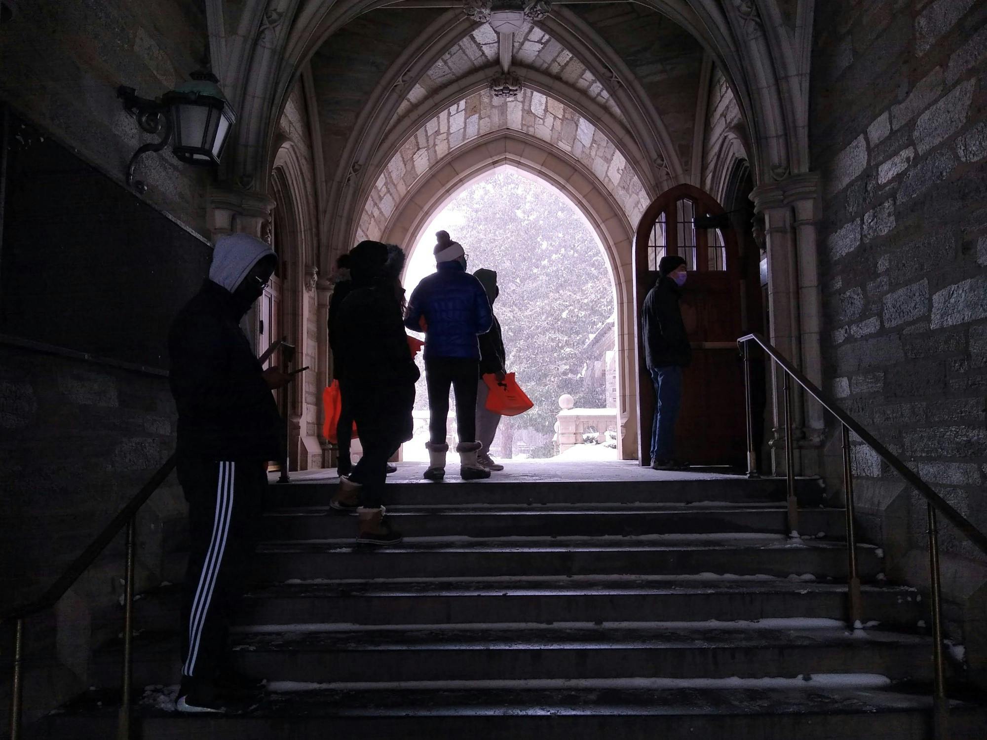 Rockefeller College Dining Hall Line