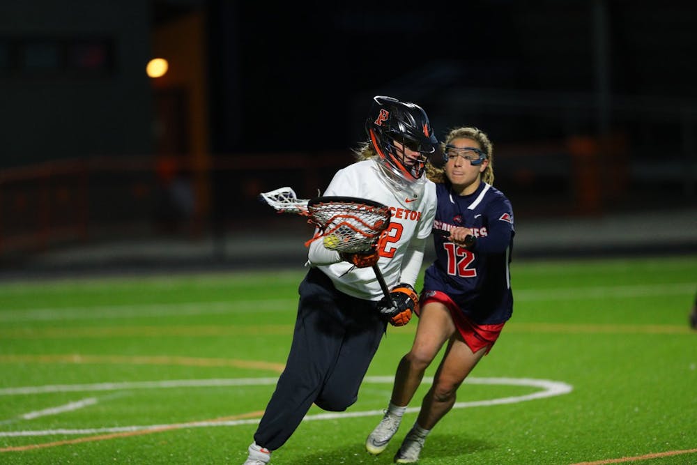 <h5>The Tigers fought hard in the second half, scoring seven of their eight goals after the intermission.</h5>
<h6>Courtesy of <a href="https://twitter.com/princetonwlax/status/1508958649158279171?s=20&amp;t=keS8rNhyQ2Ep5IglJppIWA" target="_self">@princetonwlax/Twitter</a>.</h6>