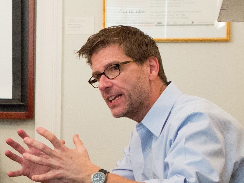 Professor Joe Stephens teaches a course