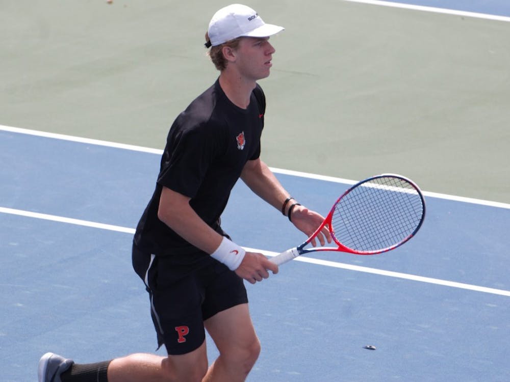 Ryan Seggerman was part of the doubles team which made a deep run at the ITA championships. Photo Credit: Jack Graham / The Daily Princetonian
