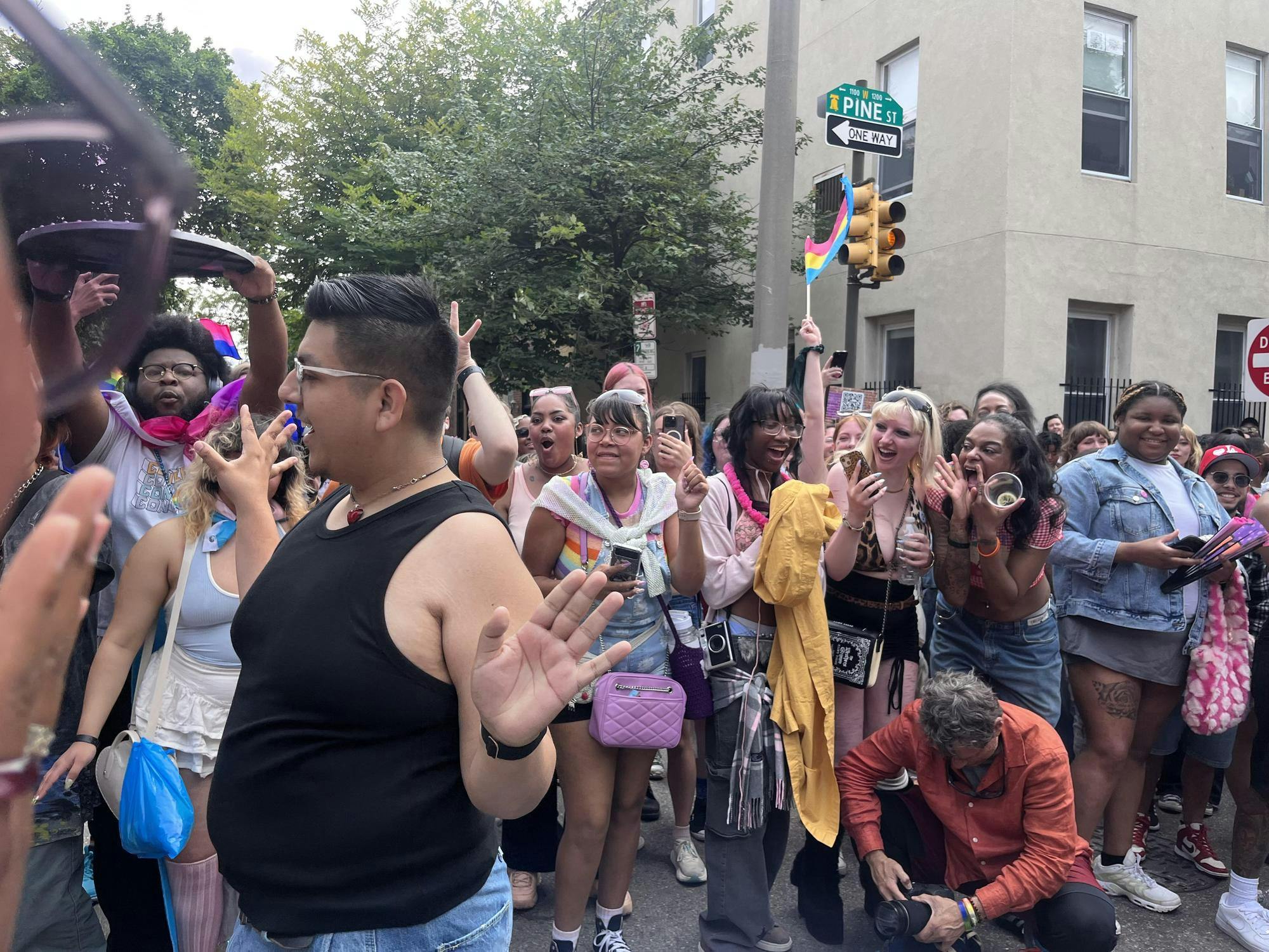 Livley people outside in Philadelphia