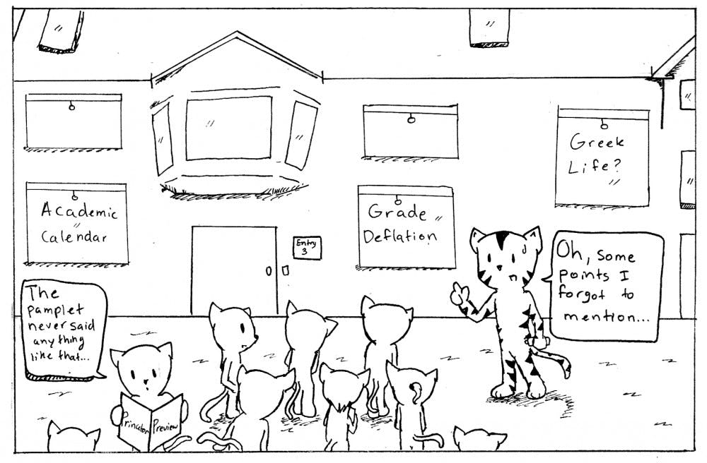 Meanwhile on this Orange Tour Guide