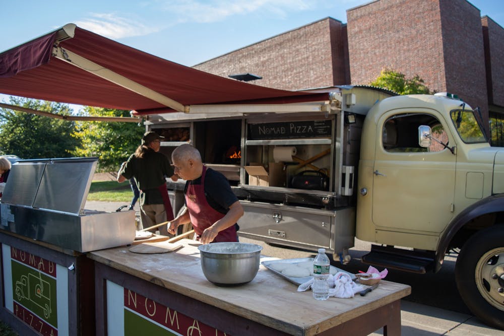 <h5>Nomad Pizza at an event at the Carl A. Fields Center for Equality and Understanding.</h5>
<h6>Zoha Enver / The Daily Princetonian</h6>