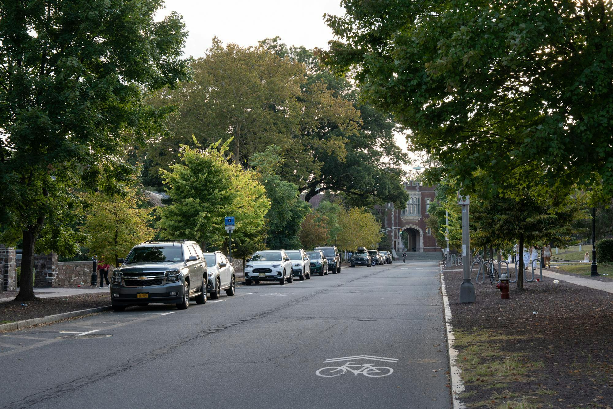 Prospect Ave. on a sunny day. 