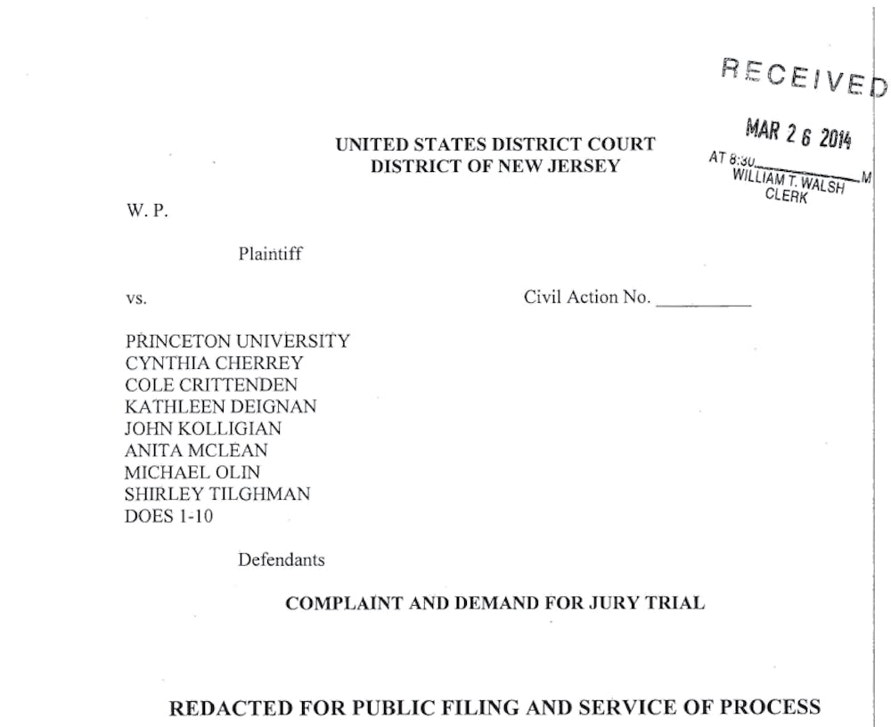  A student has filed a lawsuit against the University and seven administrators.