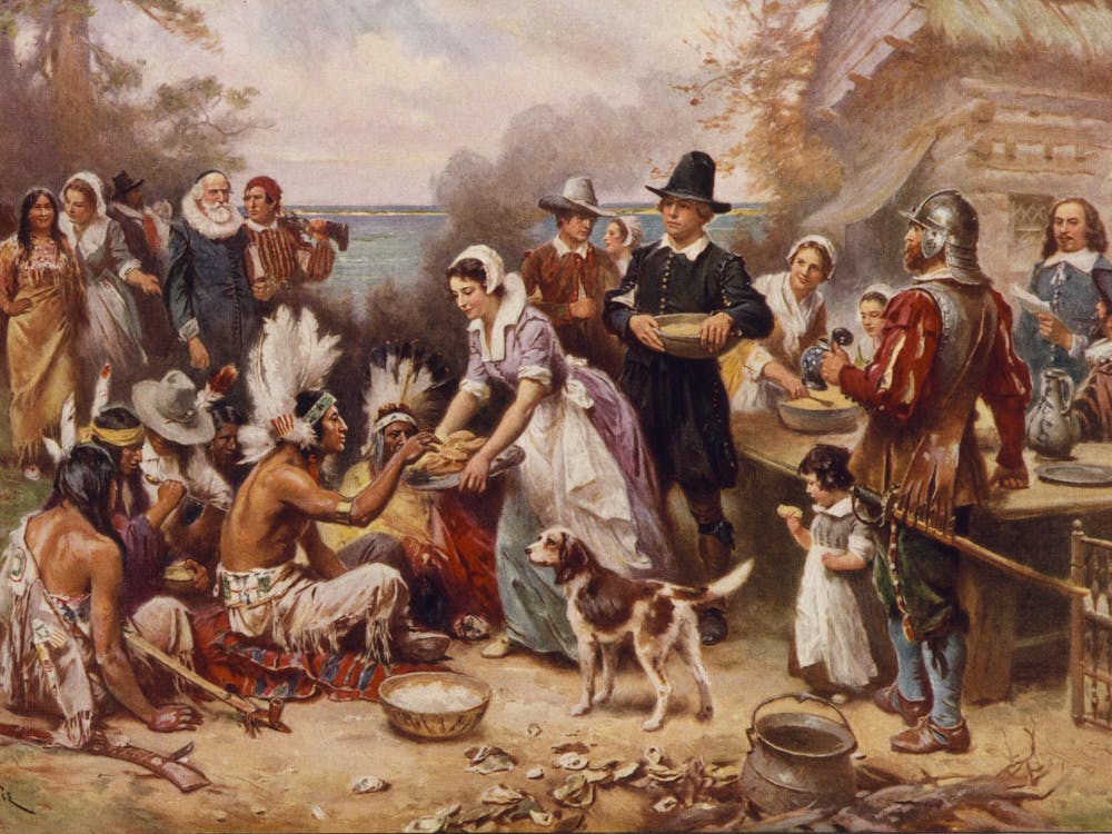 The first Thanksgiving 1621 