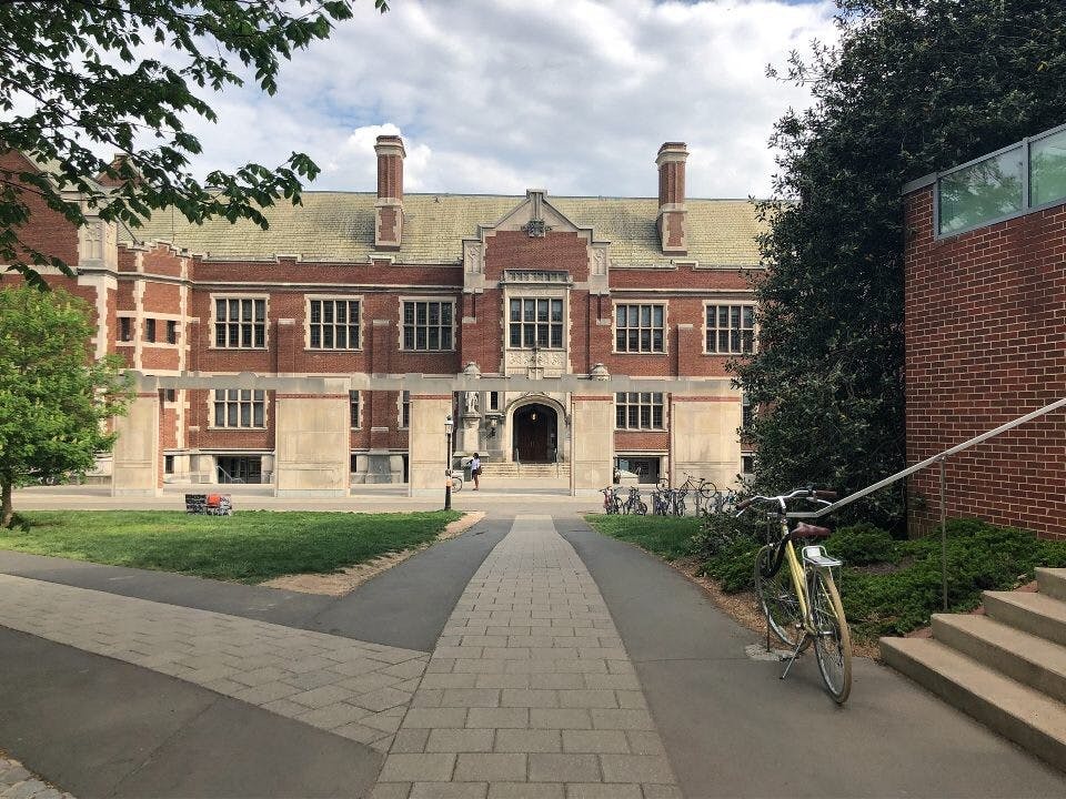 Frist Campus Center, a significant hub of social activity on campus.