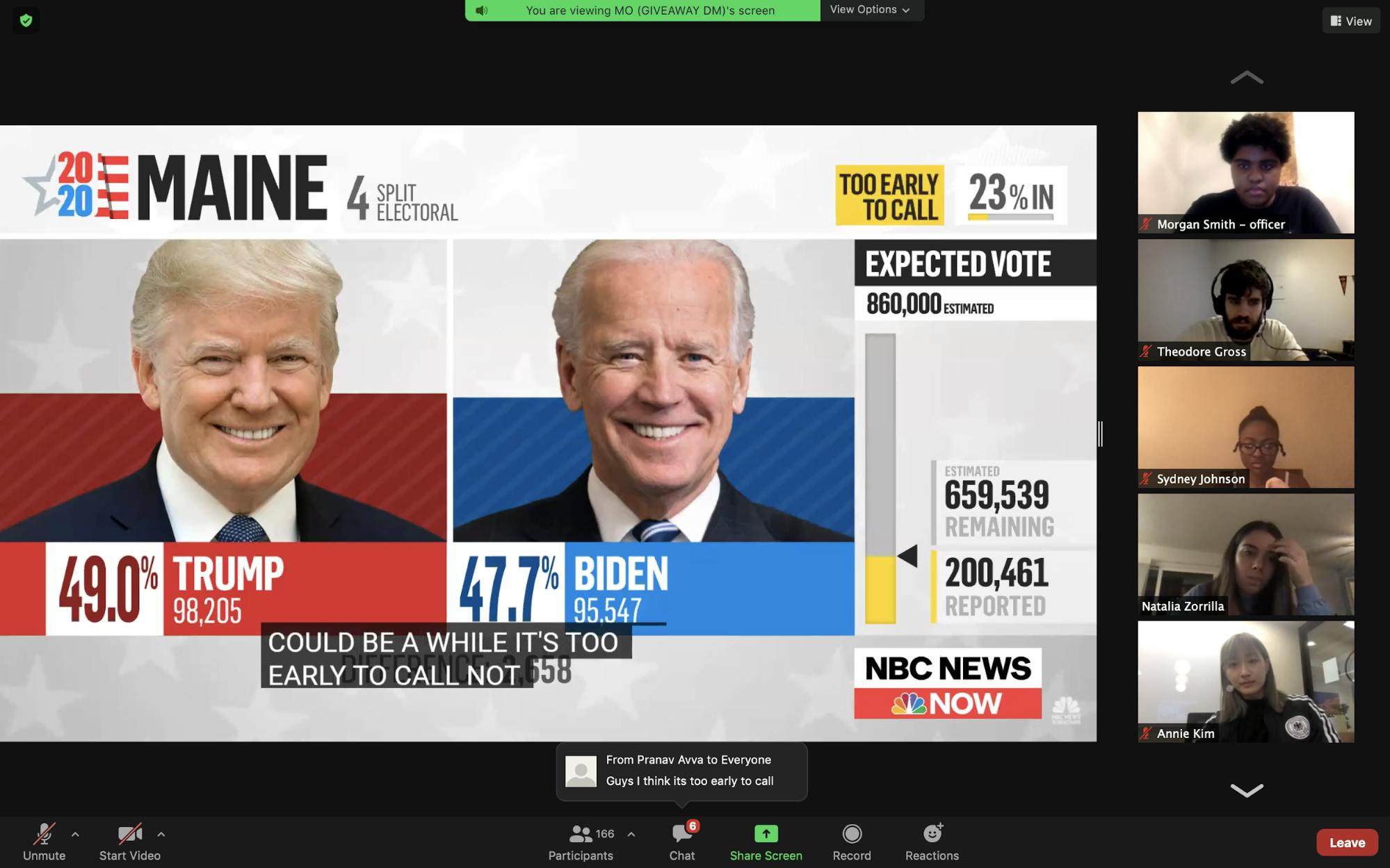 zoom watch party election