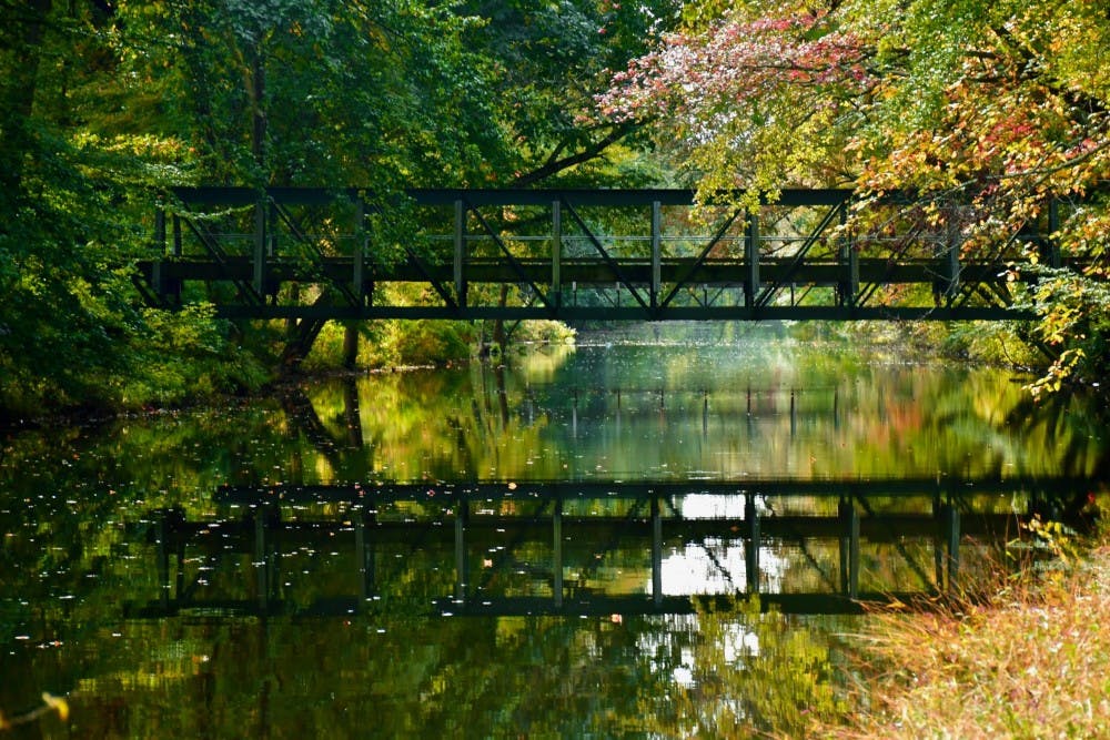 Towpath bridge