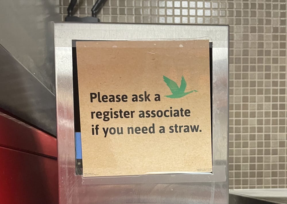 Wawa Straw Sign