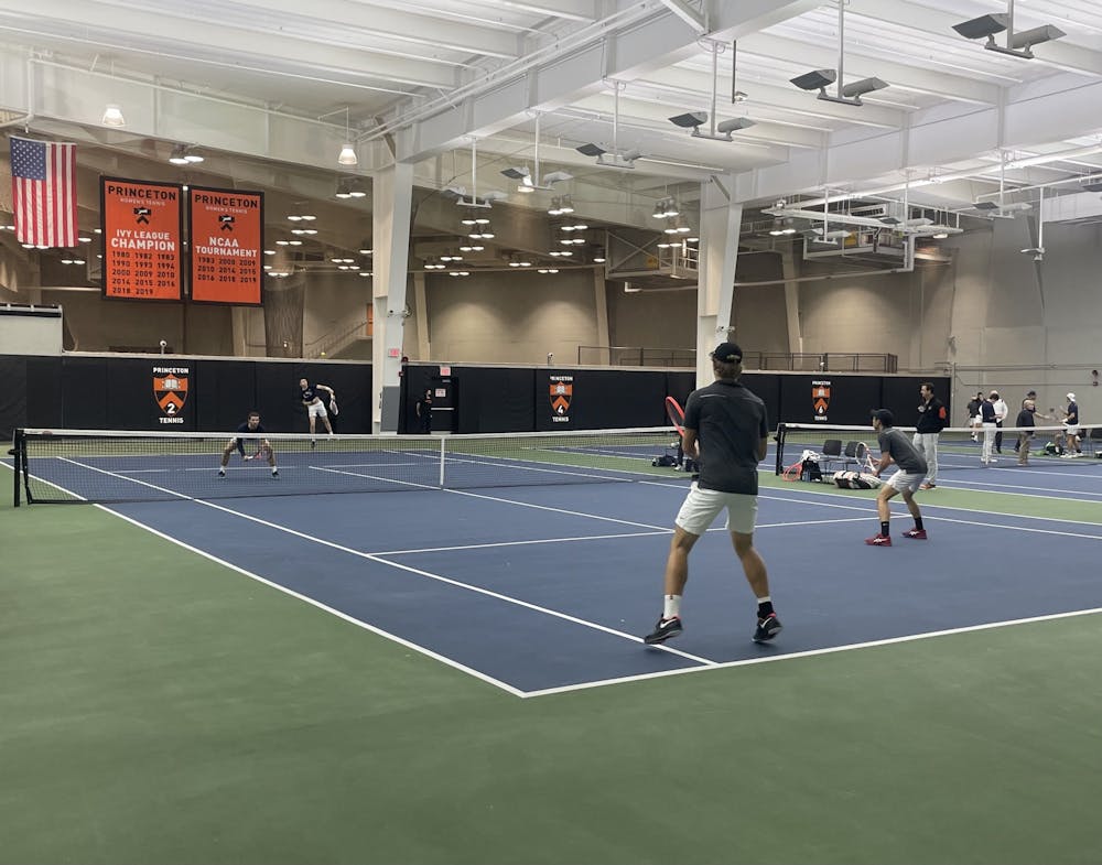 <h5>Men’s tennis has gone 3–1 against Big 10 opponents this season.</h5>
<h6>Vedant Shah/The Daily Princetonian.</h6>