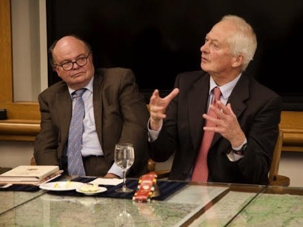 Prince of Liechtenstein with U. prof