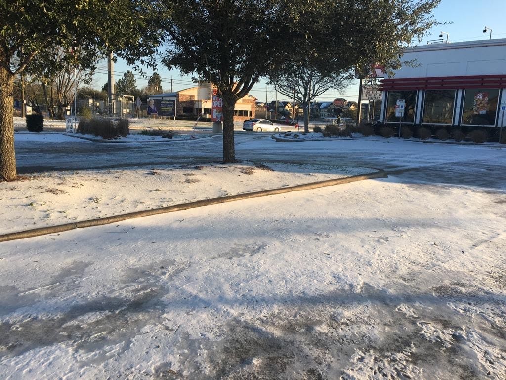snowy ground texas