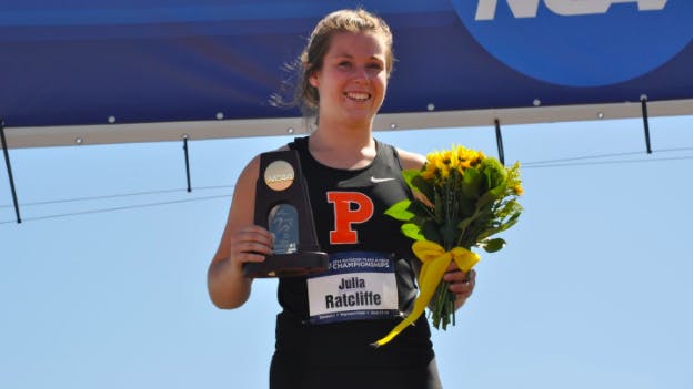 Julia Ratcliffe ’17 will represent New Zealand in the hammer throw at the 2021 Tokyo Olympics