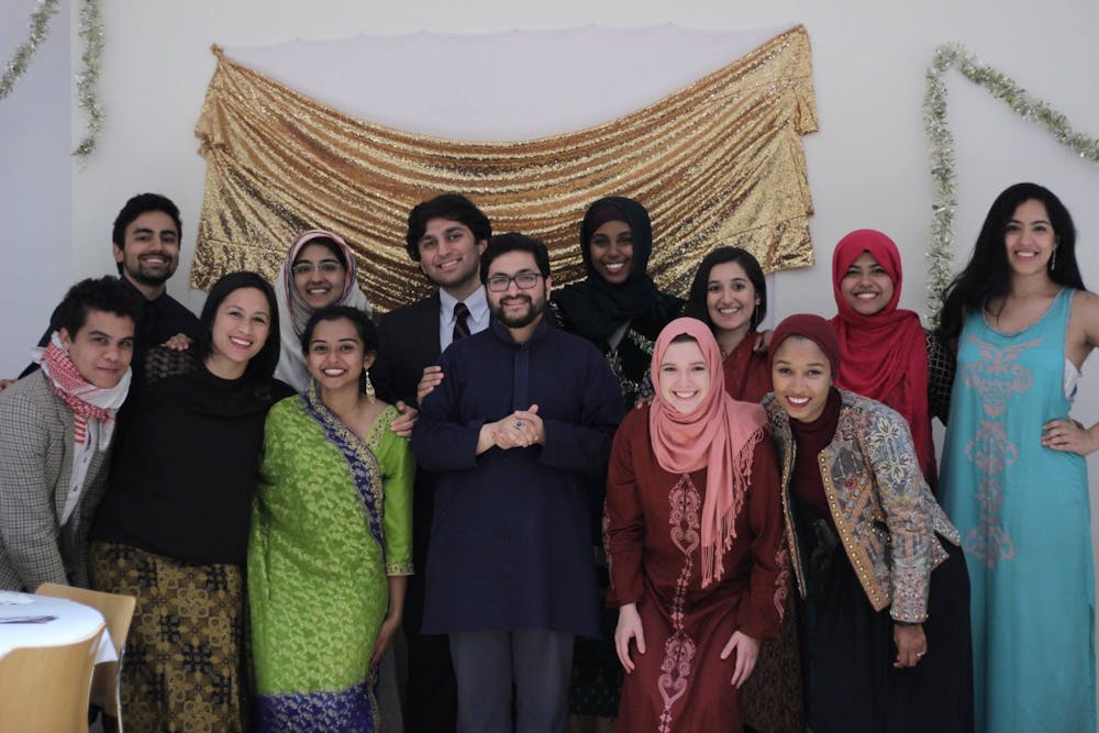 <h5>Muslim Life Coordinator Imam Sohaib Nazeer Sultan (front row, third from right) with the Muslim Student Association's Class of 2017 a few weeks before 2017 commencement.</h5>
<h6>Nabil Shaikh '17 for The Daily Princetonian</h6>