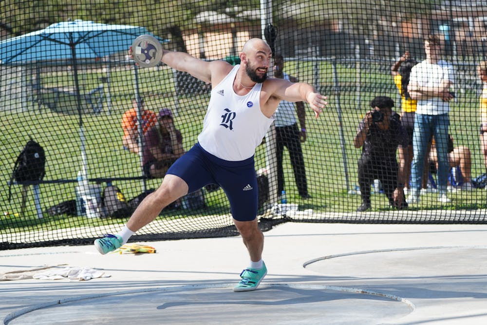 Rice Track & Field throw themselves to the top The Rice Thresher