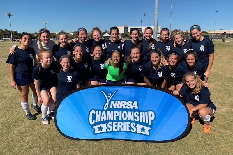 Rice Women's Club Soccer Courtesy Elisa Arango.jpeg - The Rice Thresher