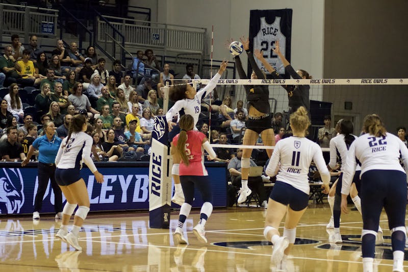 No. 22 volleyball swept by No. 18 Baylor The Rice Thresher