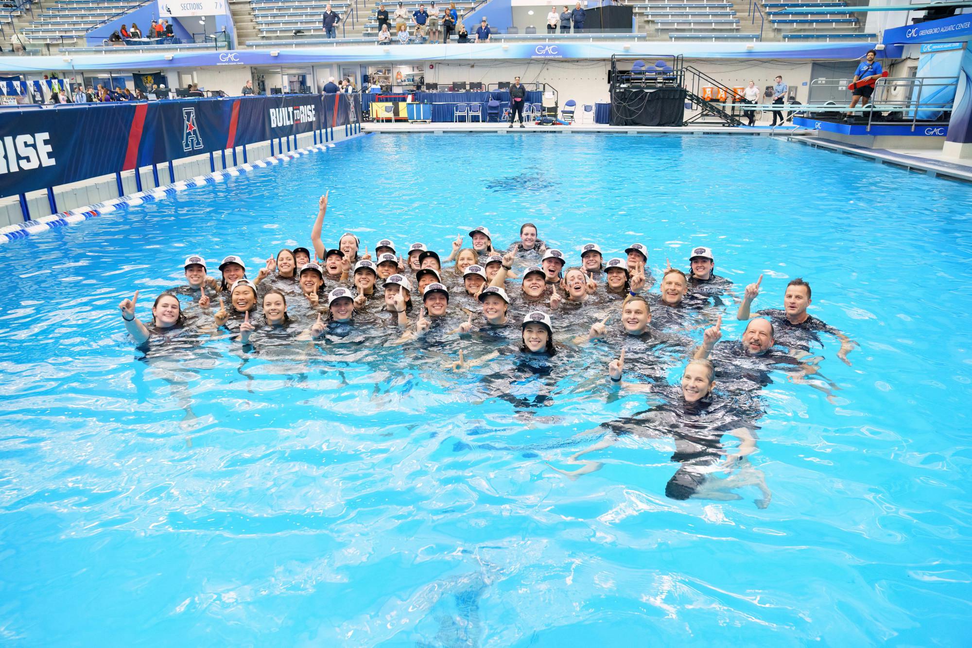 Back to back: Swim and dive win conference championship again - The ...