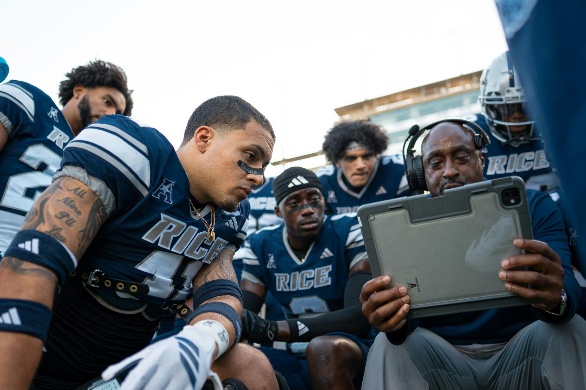 Jon Kay Rice Football safety awarded for community service, nominated for captaincy ...
