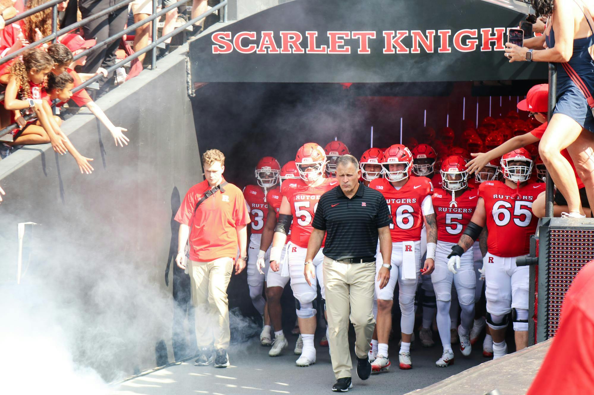 'We need that energy': Greg Schiano speaks on blackout game against ...