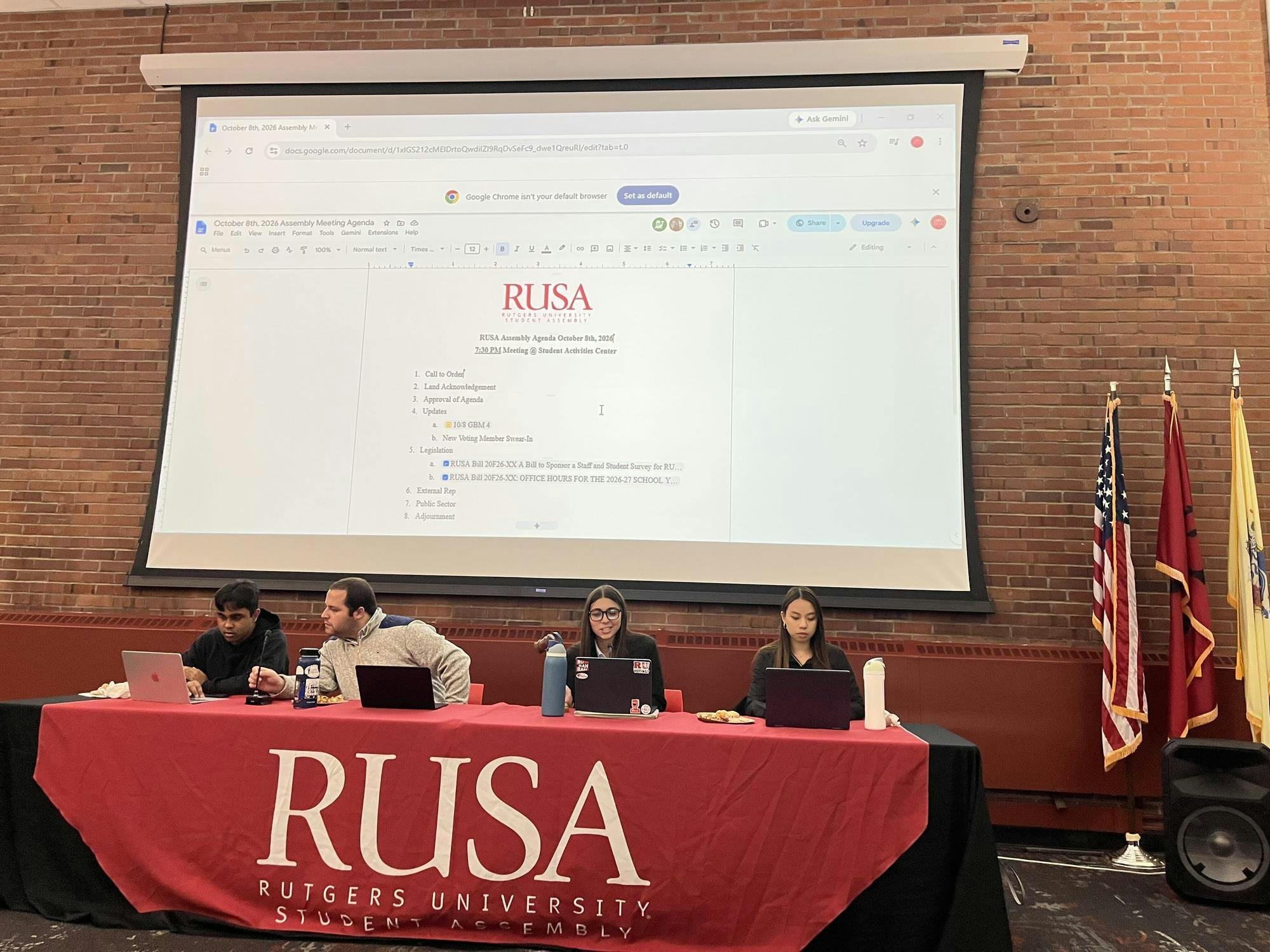 RUSA approves student survey, office hours, swears in new voting ...