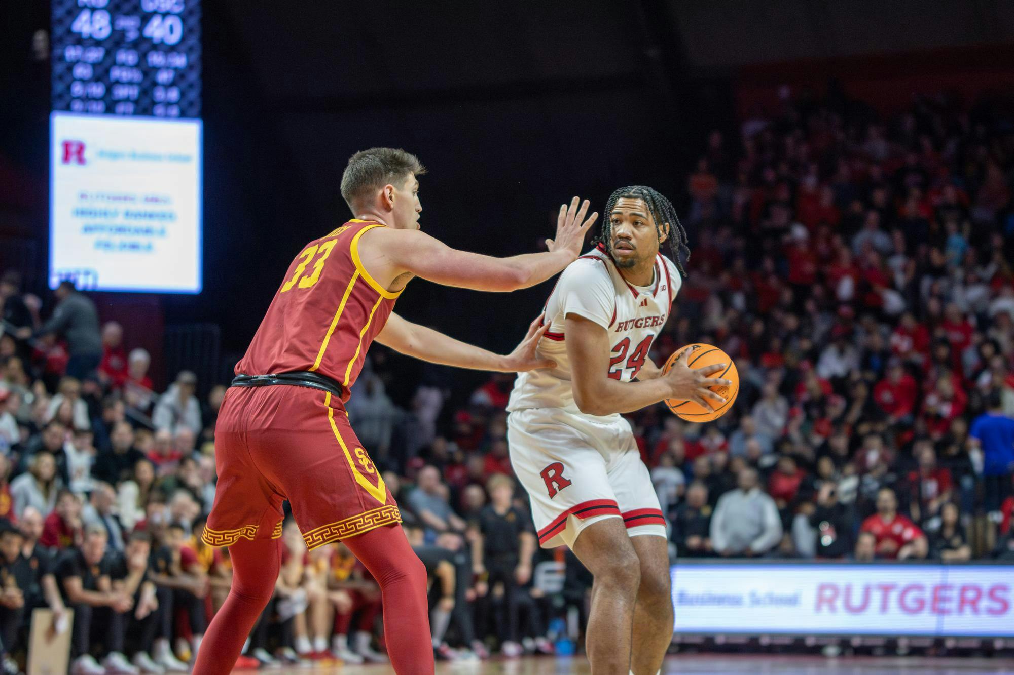 Rutgers men's basketball defeats USC in dominant offensive performance ...