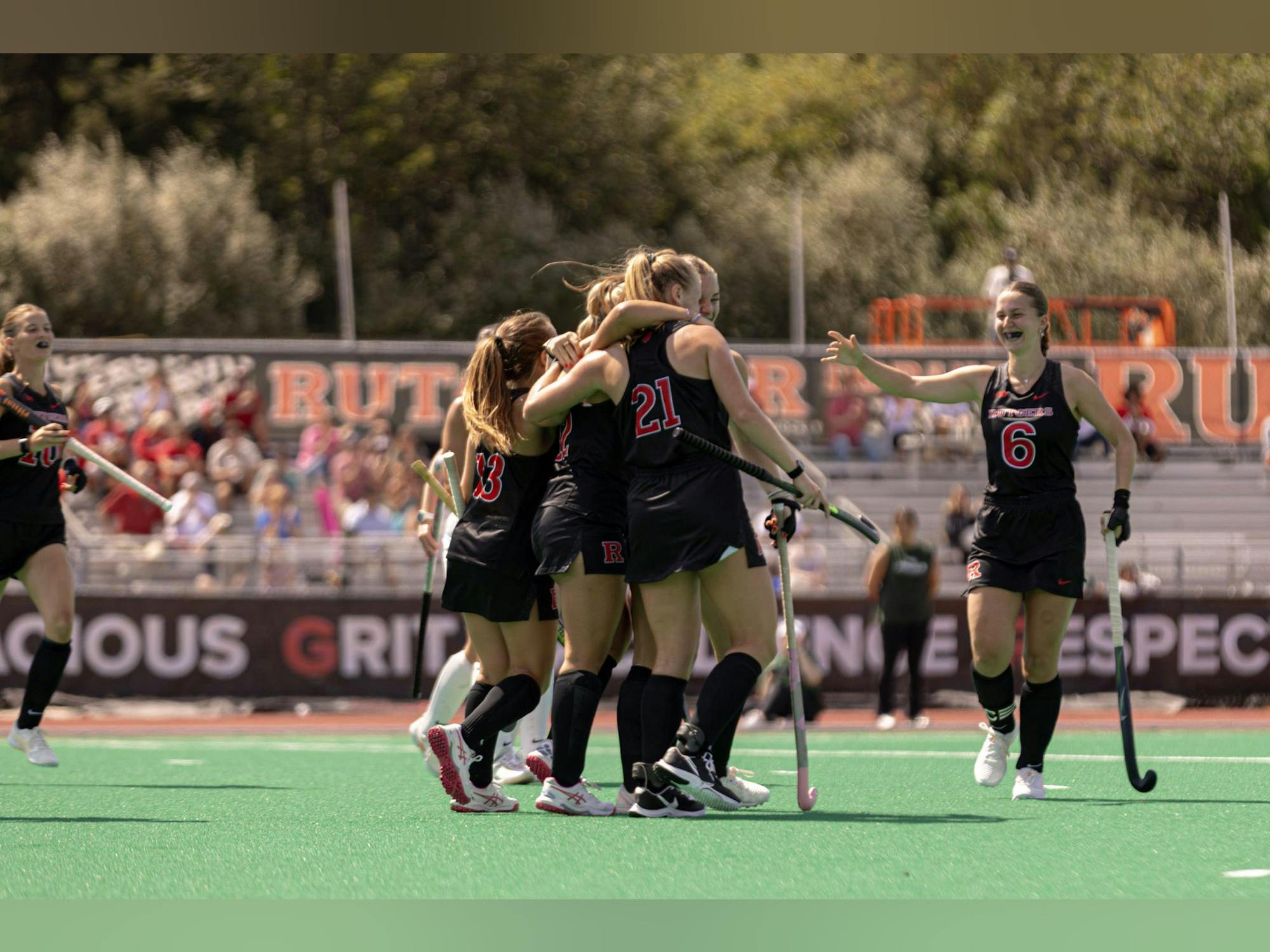 Rotgers Hackru No. 16 Rutgers field hockey breezes by Wagner to win 2025 season opener ...