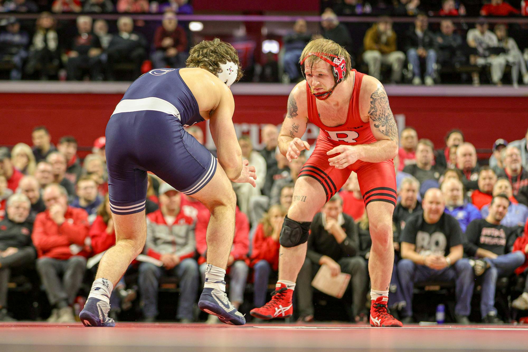 No. 14 Rutgers wrestling shows fight in loss to No. 1 Penn State in ...