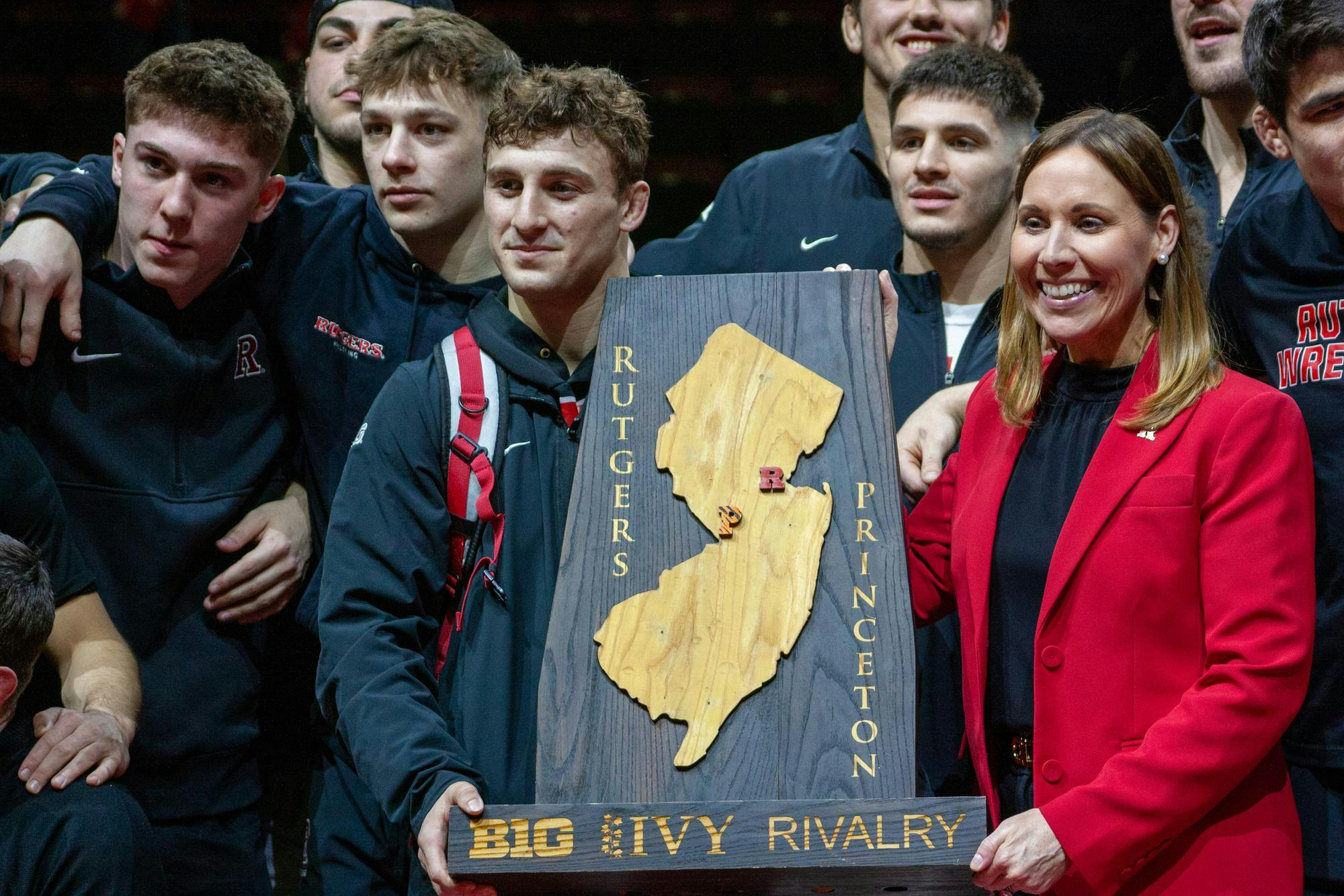 No. 14 Rutgers wrestling takes down in-state rival Princeton on Senior ...