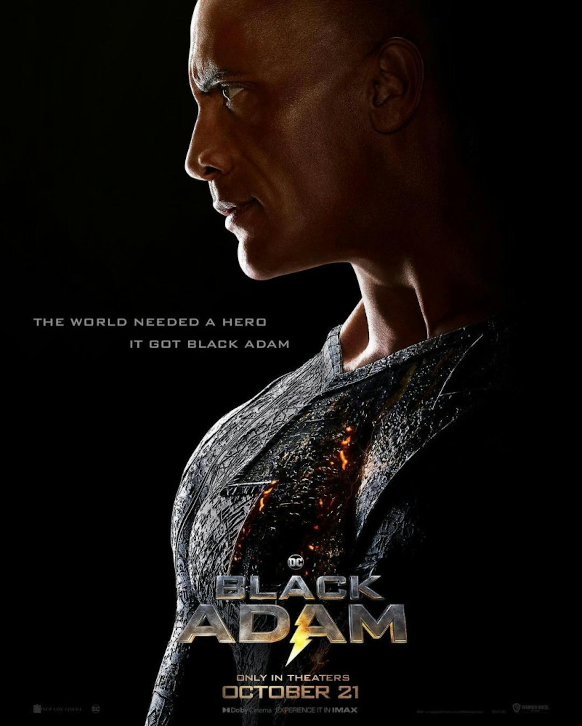 Black Adam movie poster