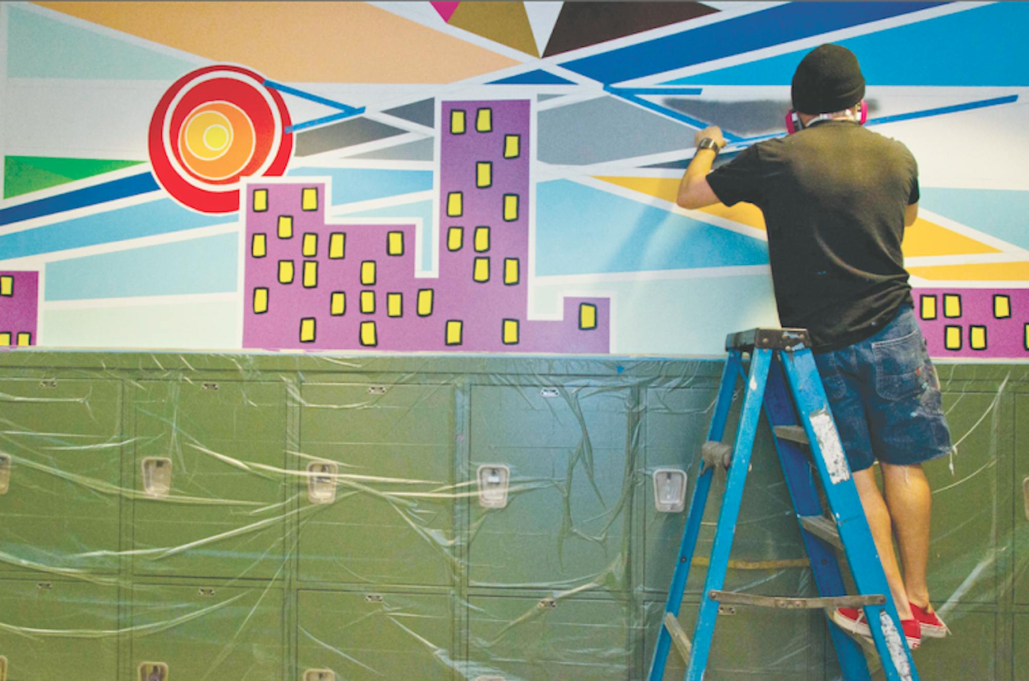 Monty Montgomery Painting In Bedford