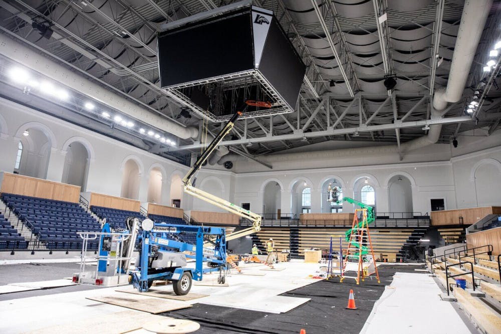 Construction of the Joan Perry Brock Center