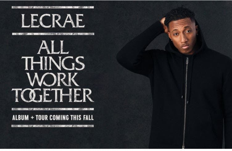 "All things work together" official album and tour poster