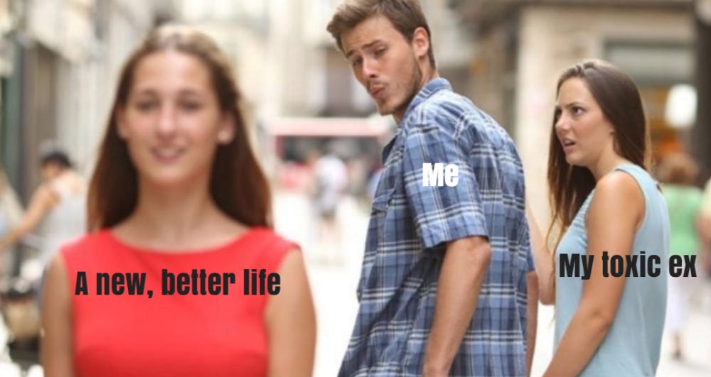 Get over your ex and start a new, better life