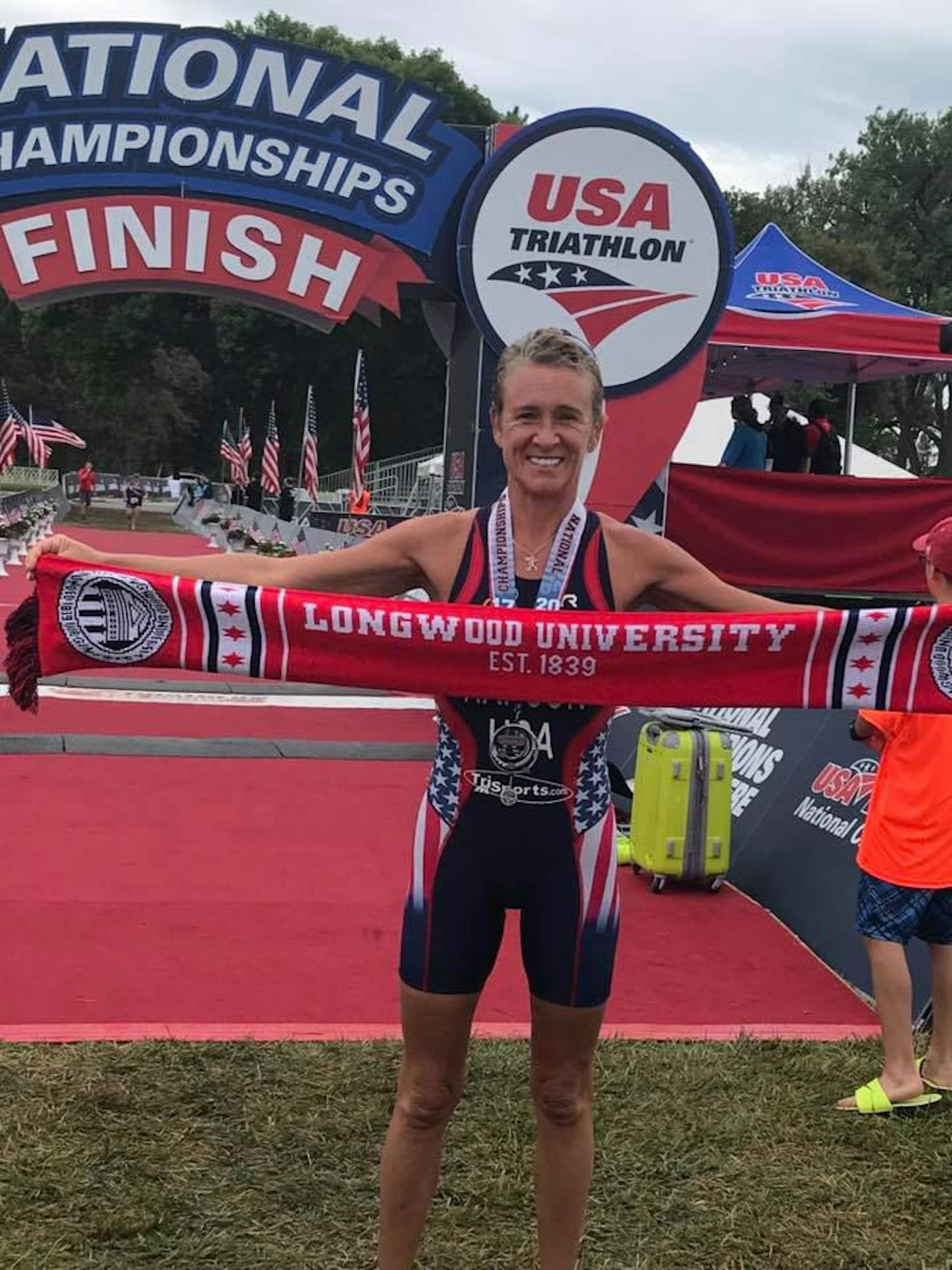 Cross Country Head Coach and U.S. triathlete Catherine Hanson