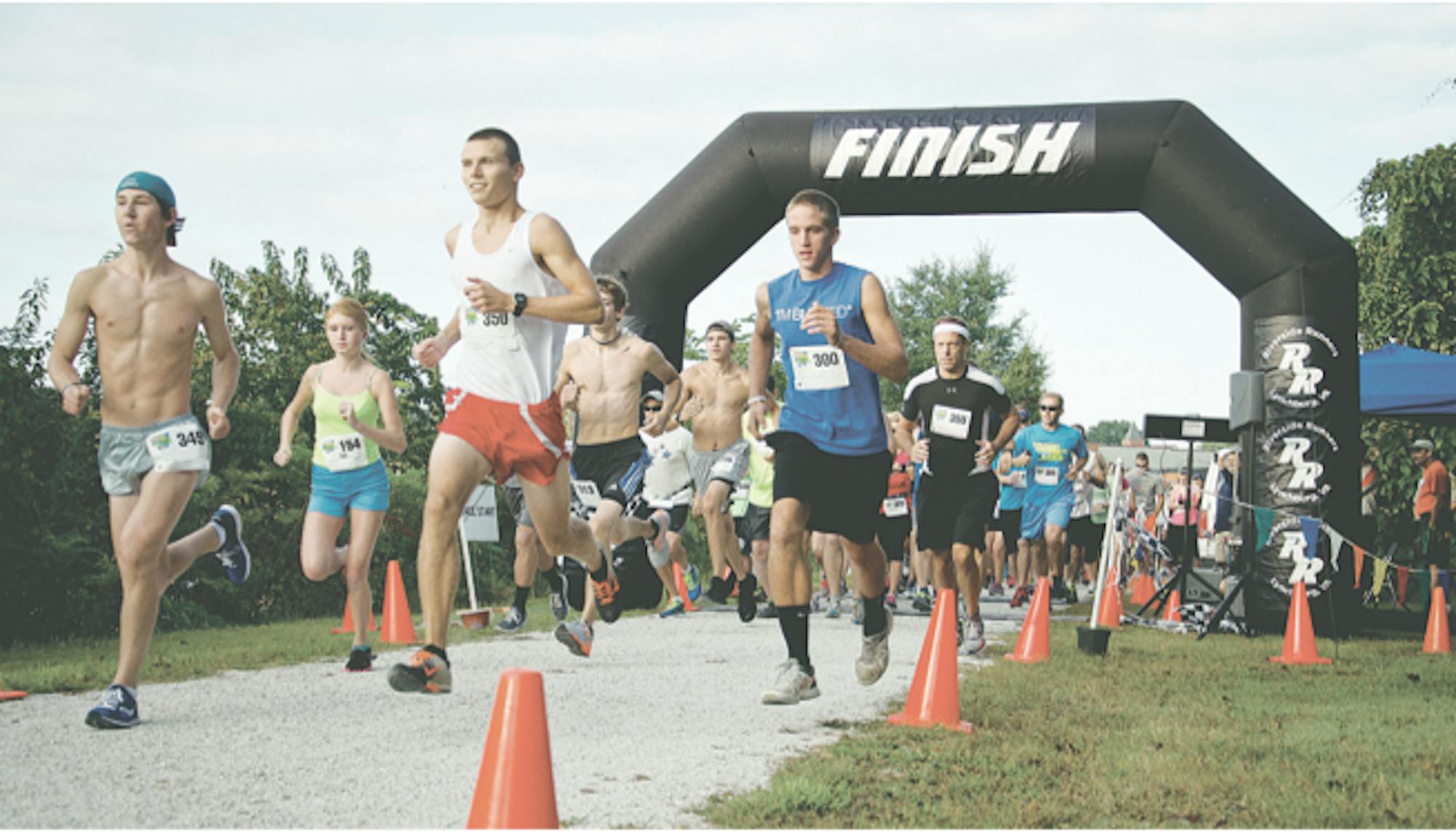 Half Marathon Finish Line