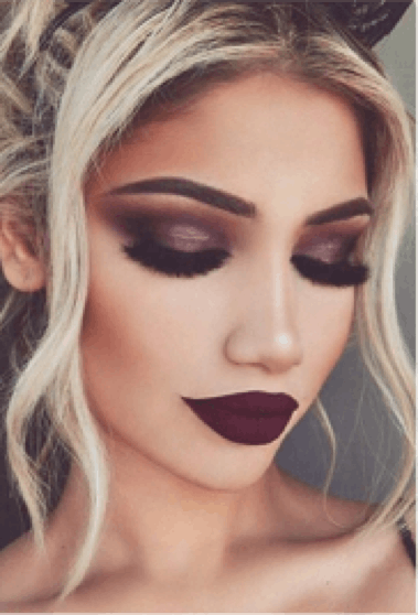 Current trends call for bold lips and bold eyebrows