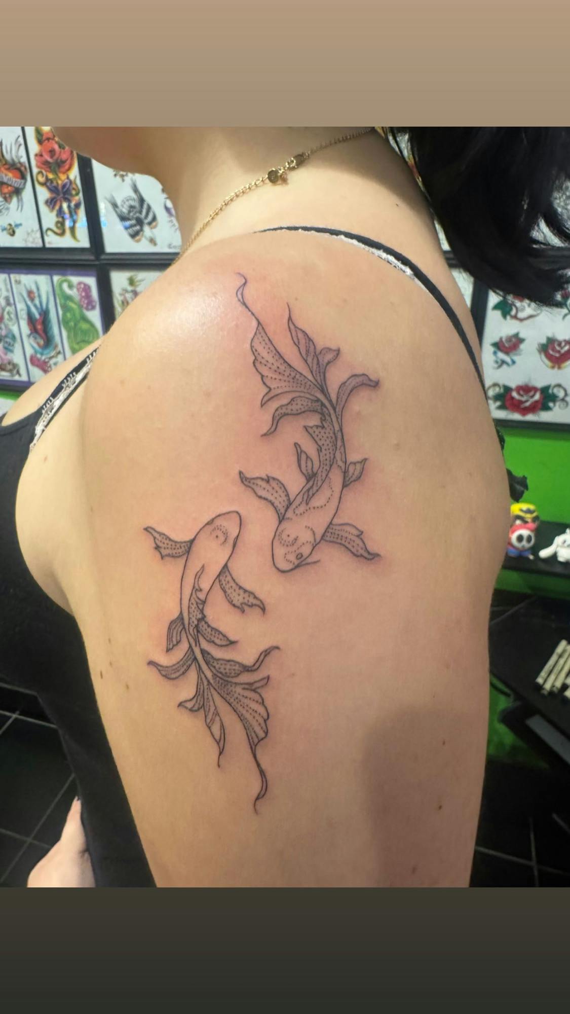 Koi Fish Tattoo | Photo via Adriana Laborante